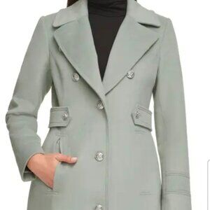 Green Kenneth Cole Military Coat